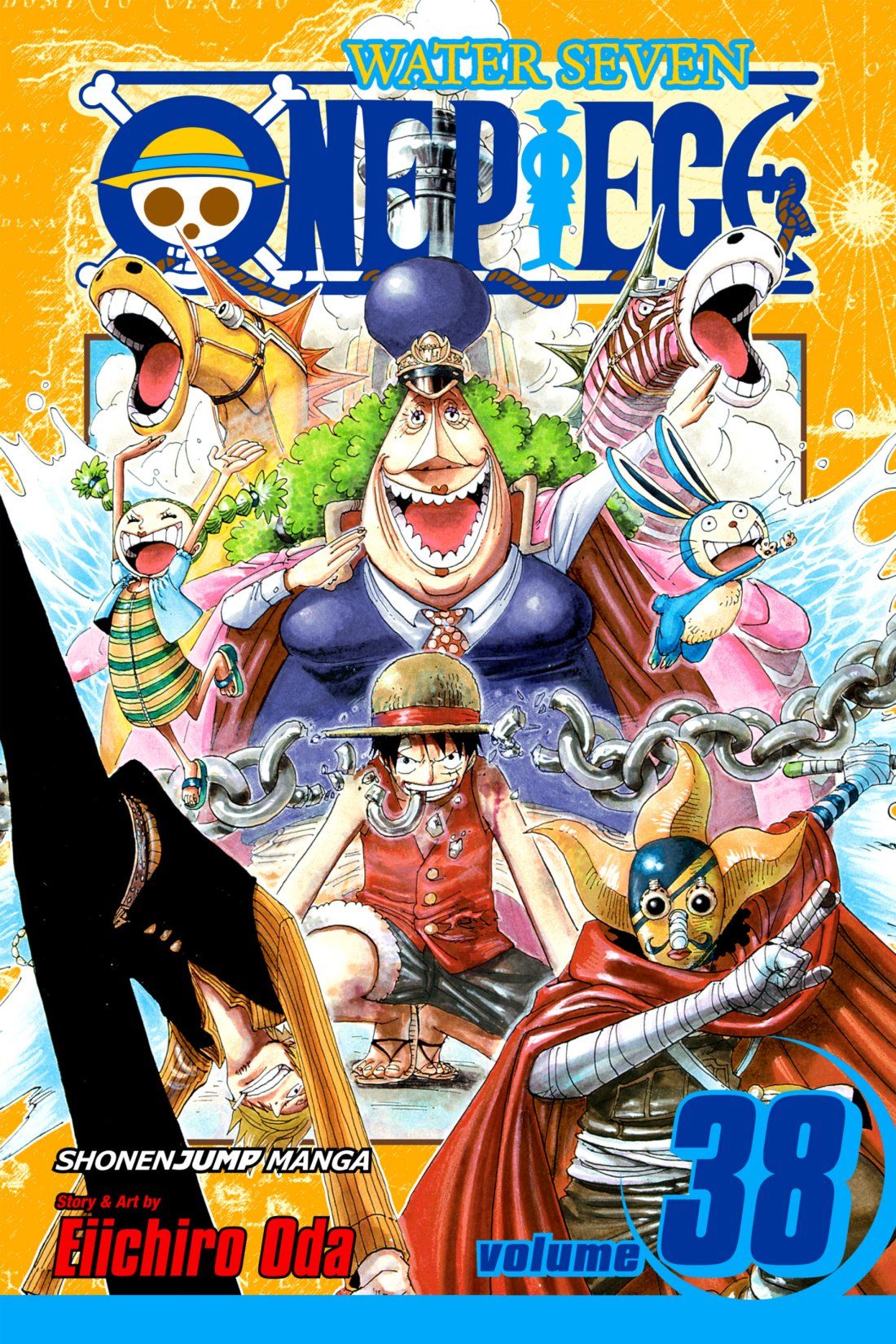 One Piece, Volume 38: Rocketman!! by Eiichiro Oda