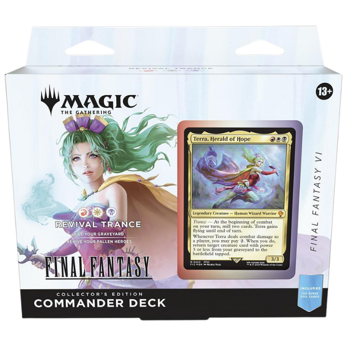 Magic: The Gathering Final Fantasy Collector Edition Commander Deck Revival Trance