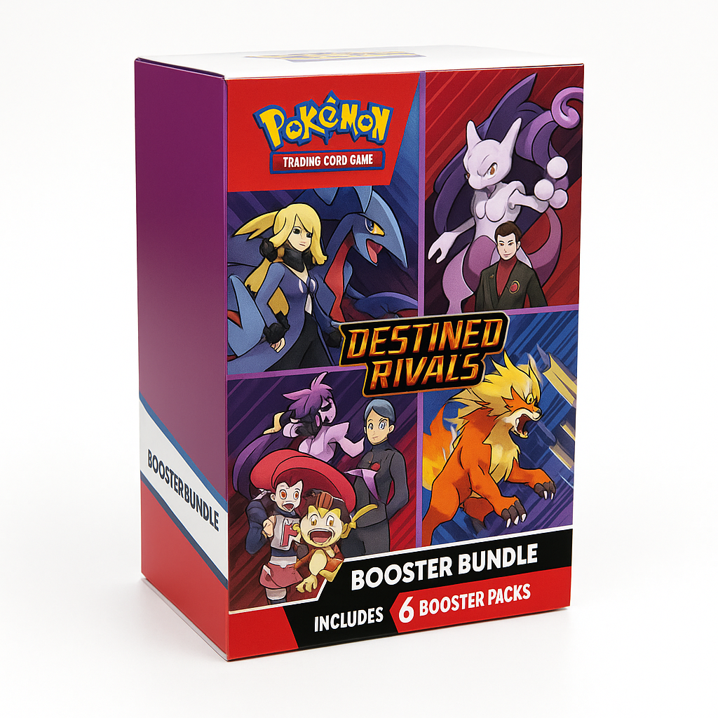 Pokémon TCG Scarlet & Violet Destined Rivals Booster Bundle – 6 Packs