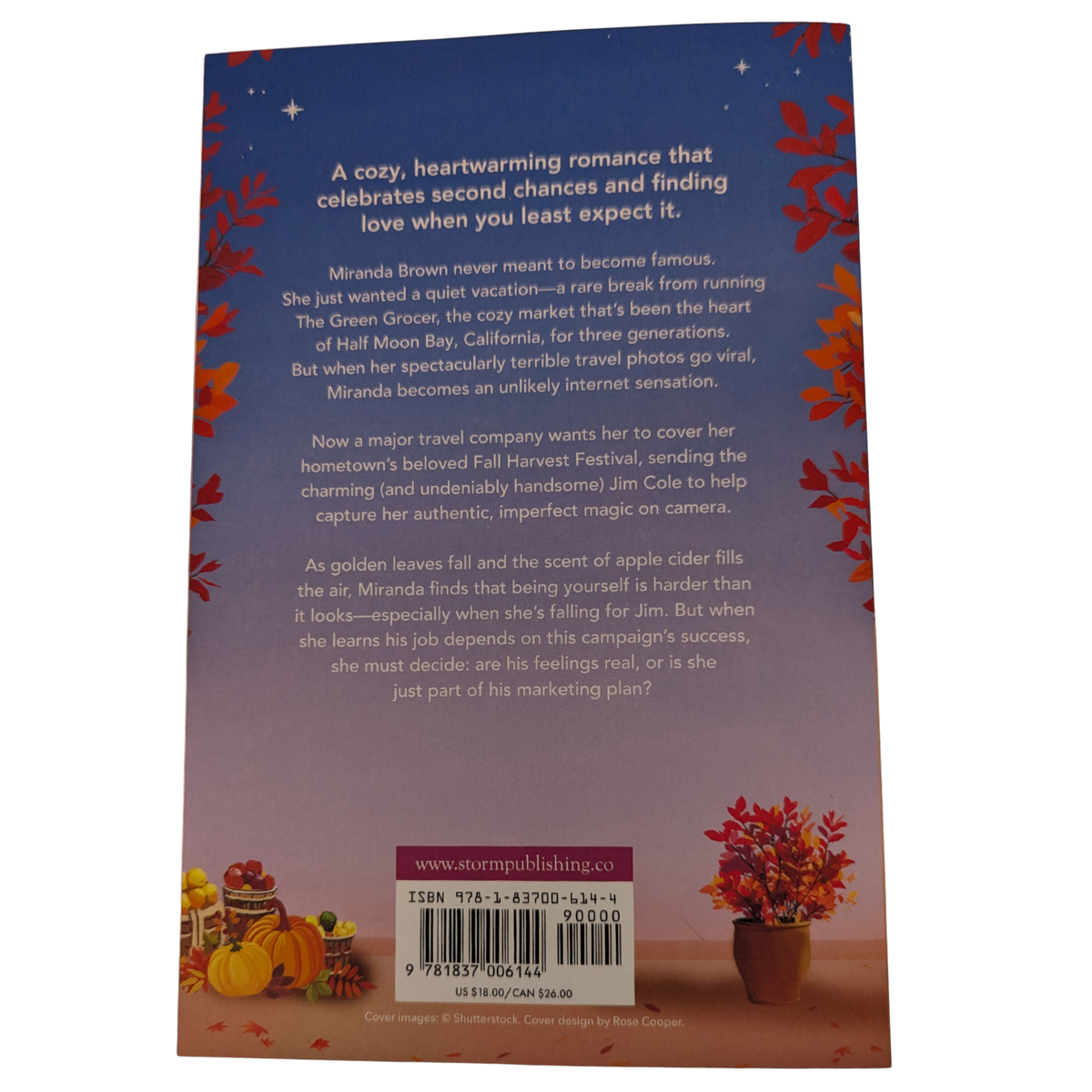 A Fall to Remember by Ellie Alexander paperback cozy autumn small-town romance book cover