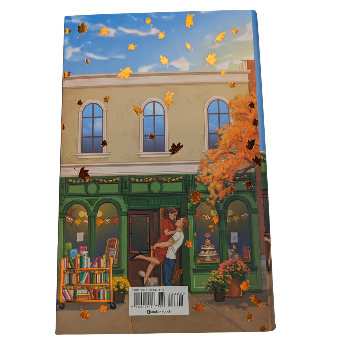 The Cinnamon Bun Book Store by Laurie Gilmore Deluxe Hardcover with stenciled edges