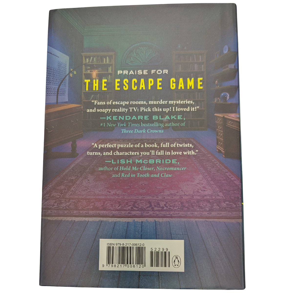 The Escape Game by Marissa Meyer and Tamara Moss hardcover YA mystery book cover