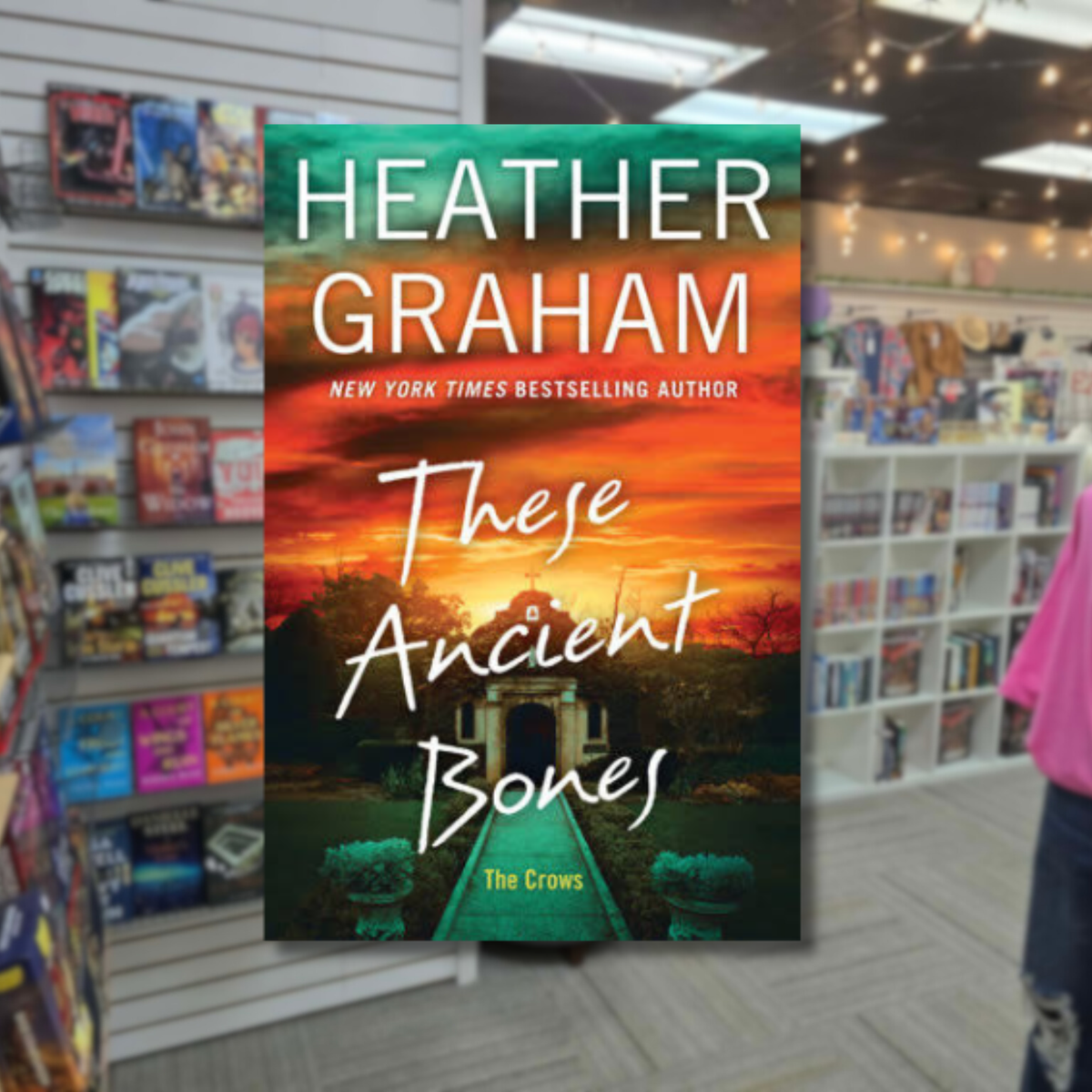 These Ancient Bones by Heather Graham hardcover book cover