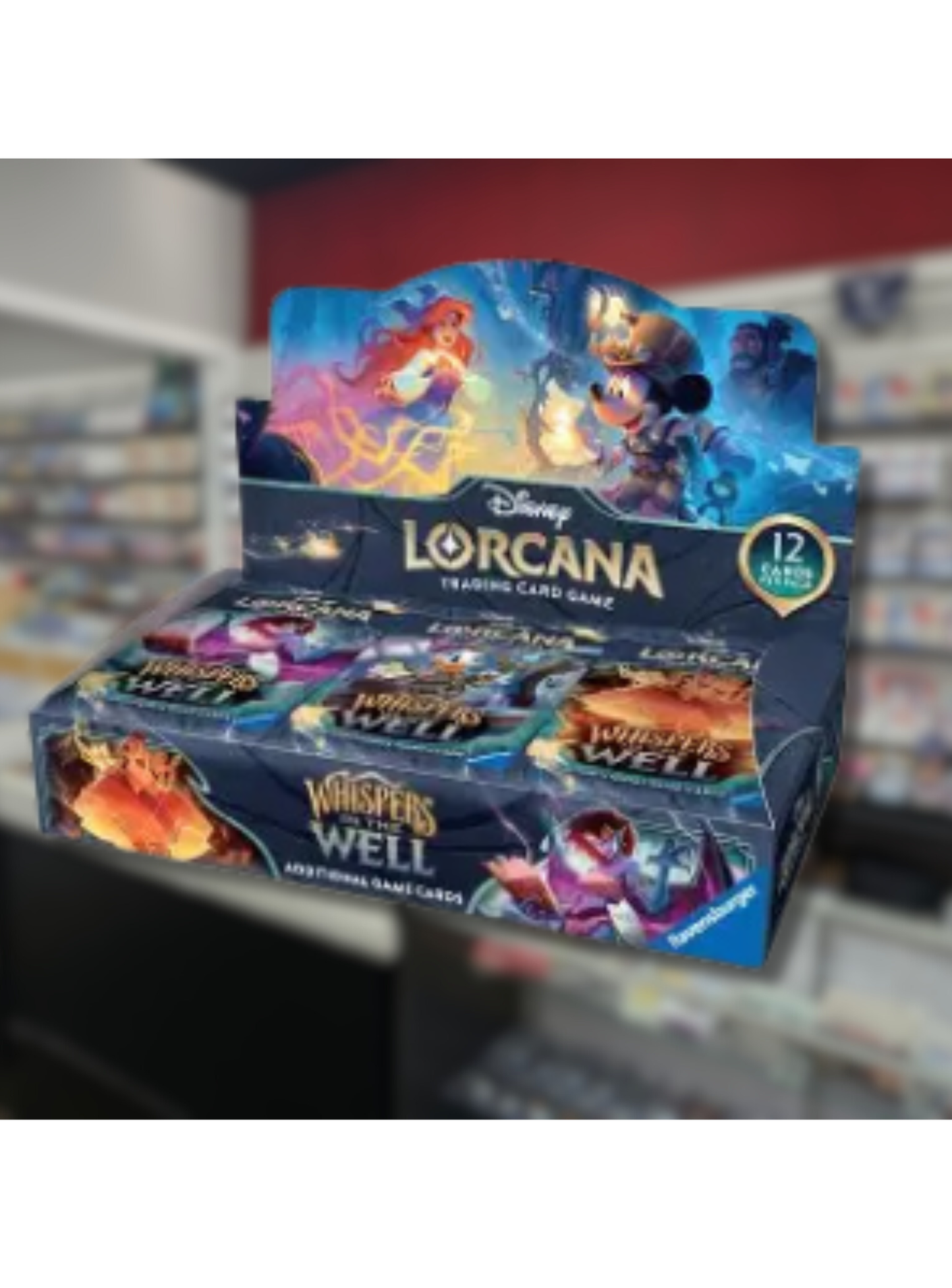 Disney Lorcana: Whispers in the Well Booster Box | 24 Booster Packs | Chapter 10 Trading Card Game