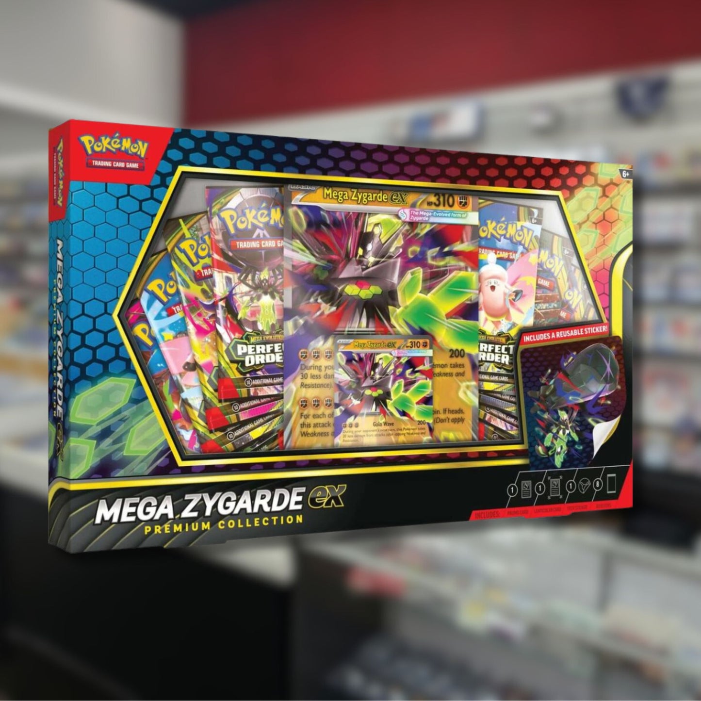 Pokémon TCG Mega Zygarde ex Premium Collection | Mega Evolution Collector Box