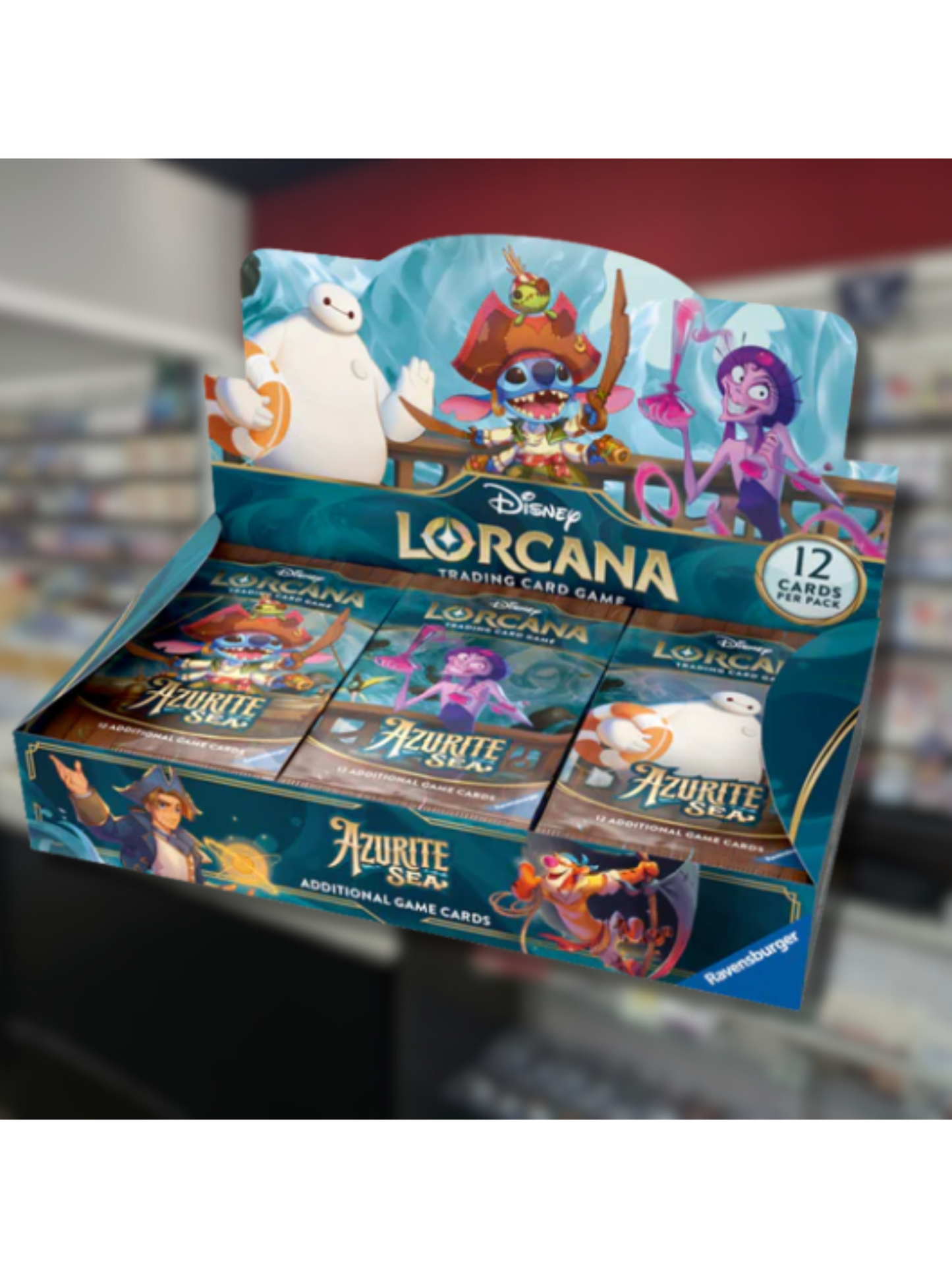 Disney Lorcana Azurite Sea Booster Box | Sealed TCG Box