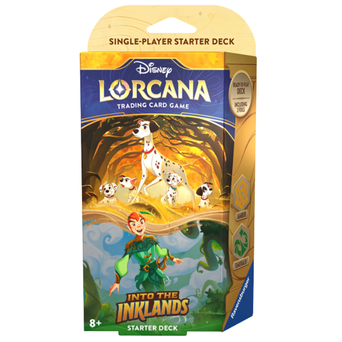 Lorcana Into the Inklands Starter Deck - Amber/Emerald