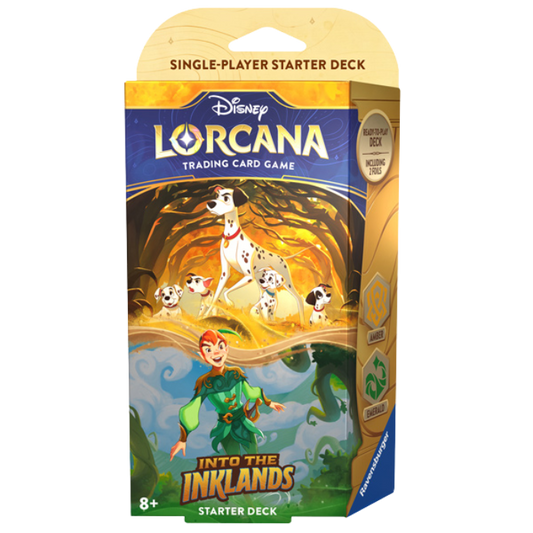 Lorcana Into the Inklands Starter Deck - Amber/Emerald