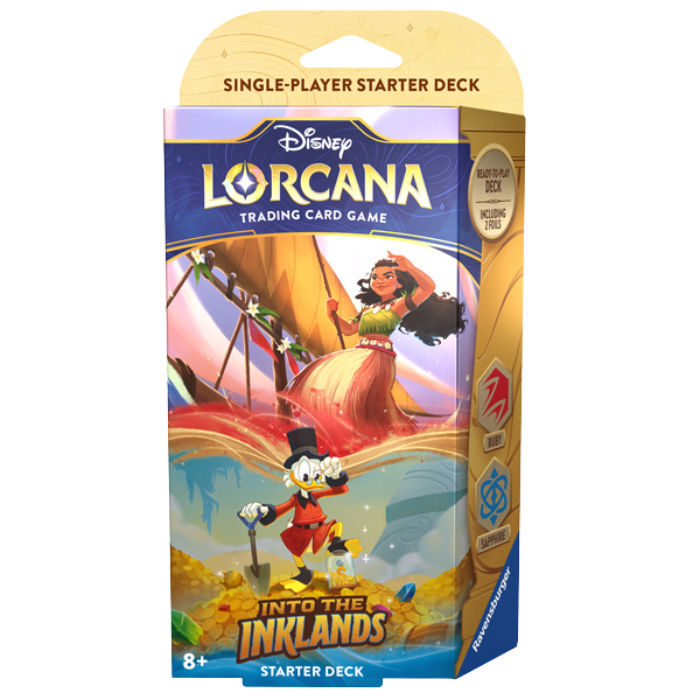 Lorcana Into the Inklands Starter Deck - Ruby/Sapphire
