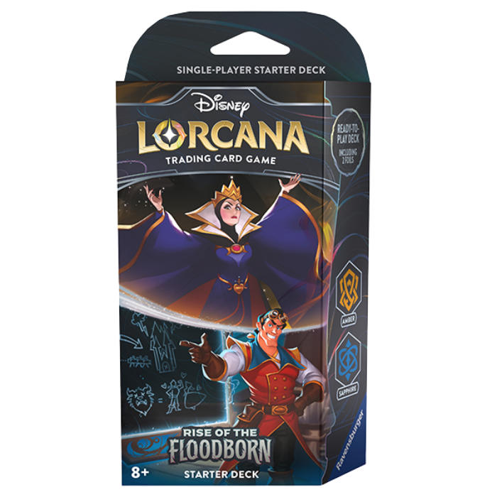 Lorcana Rise of the Floodborn Starter Deck - Amber/Sapphire