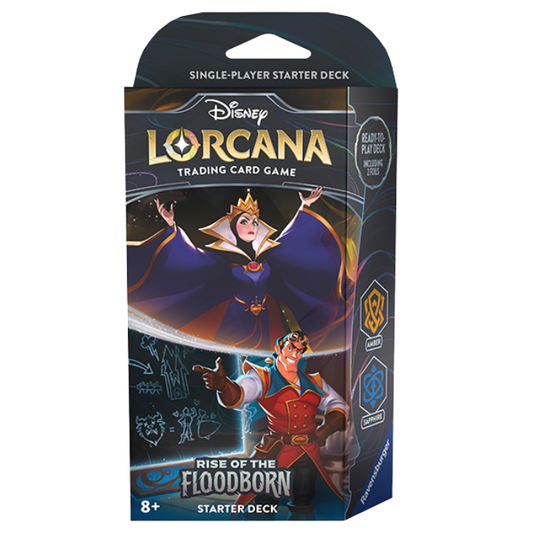 Lorcana Rise of the Floodborn Starter Deck - Amber/Sapphire