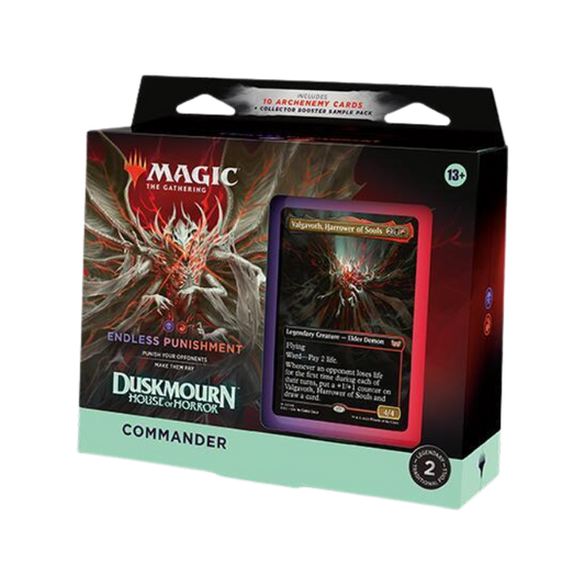 Magic: The Gathering Duskmourn House of Horror Endless Punishment Commander Deck