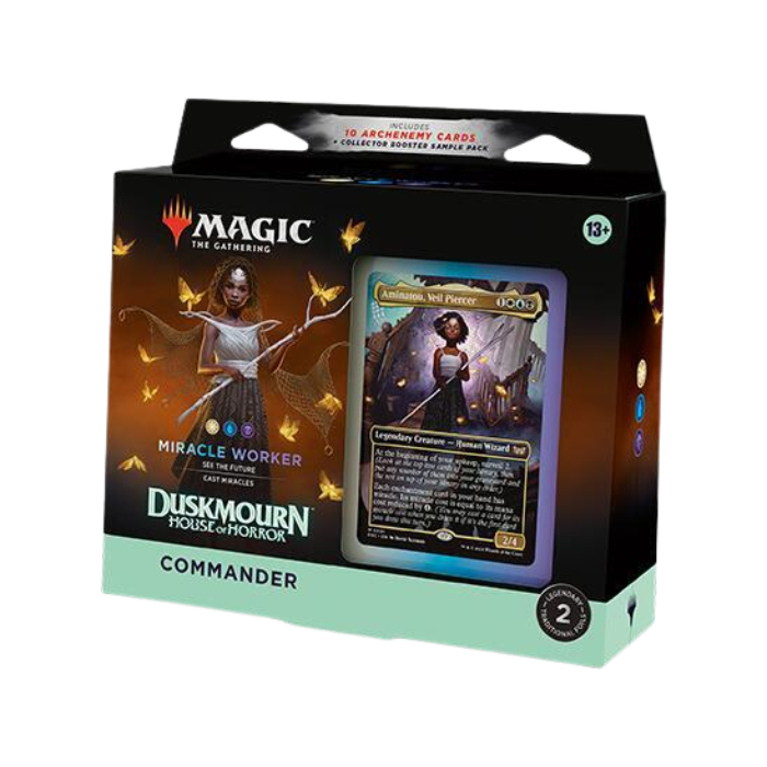 Magic: The Gathering Duskmourn House of Horror Miracle Worker Commander Deck