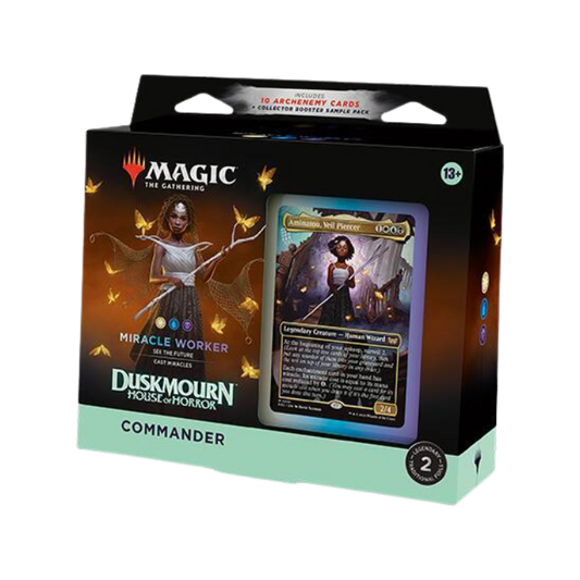 Magic: The Gathering Duskmourn House of Horror Miracle Worker Commander Deck