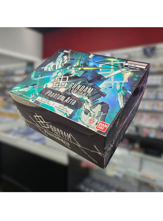 Gundam Card Game Phantom Aria Booster Box Sealed English Bandai 24 Packs Display