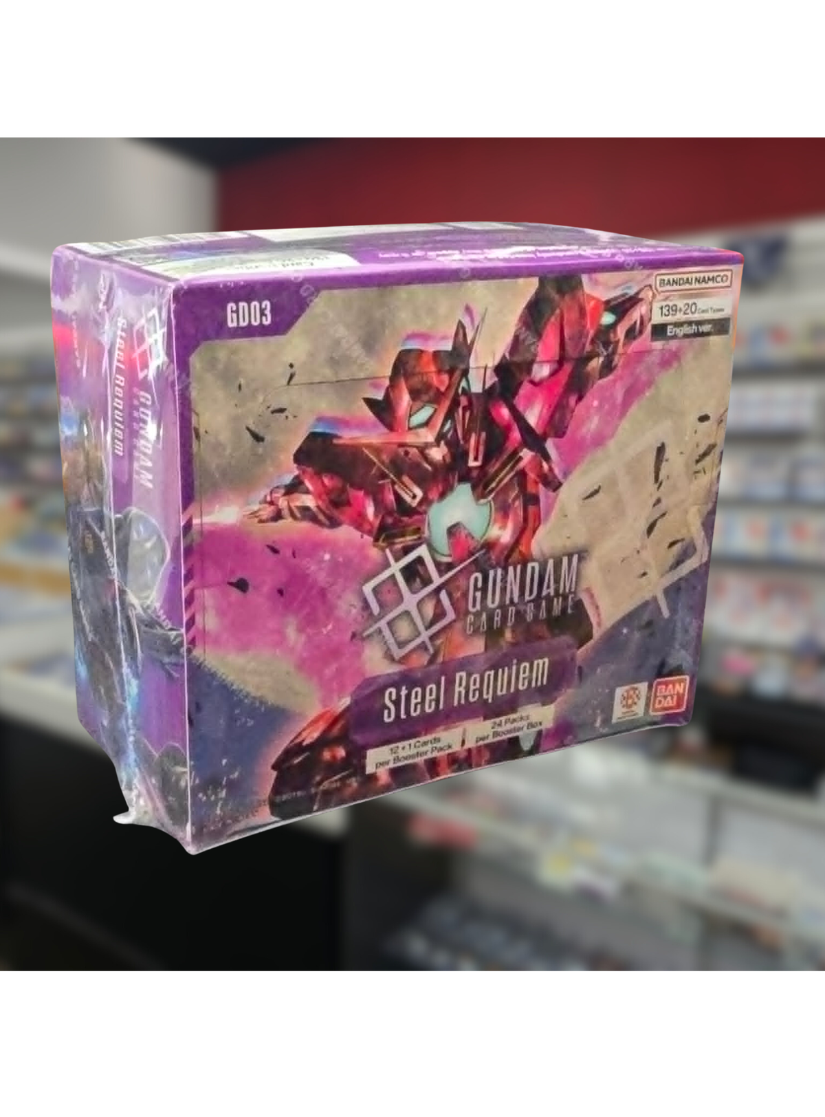 Gundam Card Game Steel Requiem GD03 English Booster Box