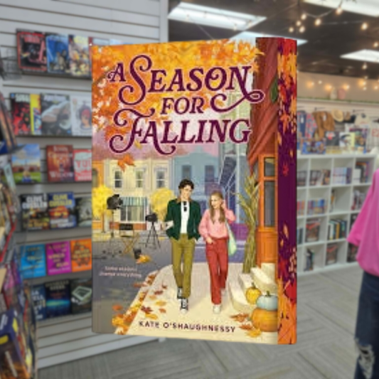 A Season for Falling by Kate O'Shaughnessy limited paperback with autumnal printed edges
