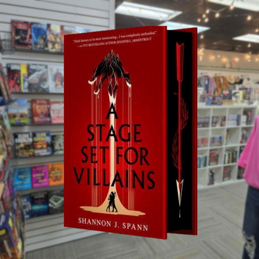A Stage Set for Villains by Shannon J. Spann Deluxe Limited Edition hardcover dark romantasy book