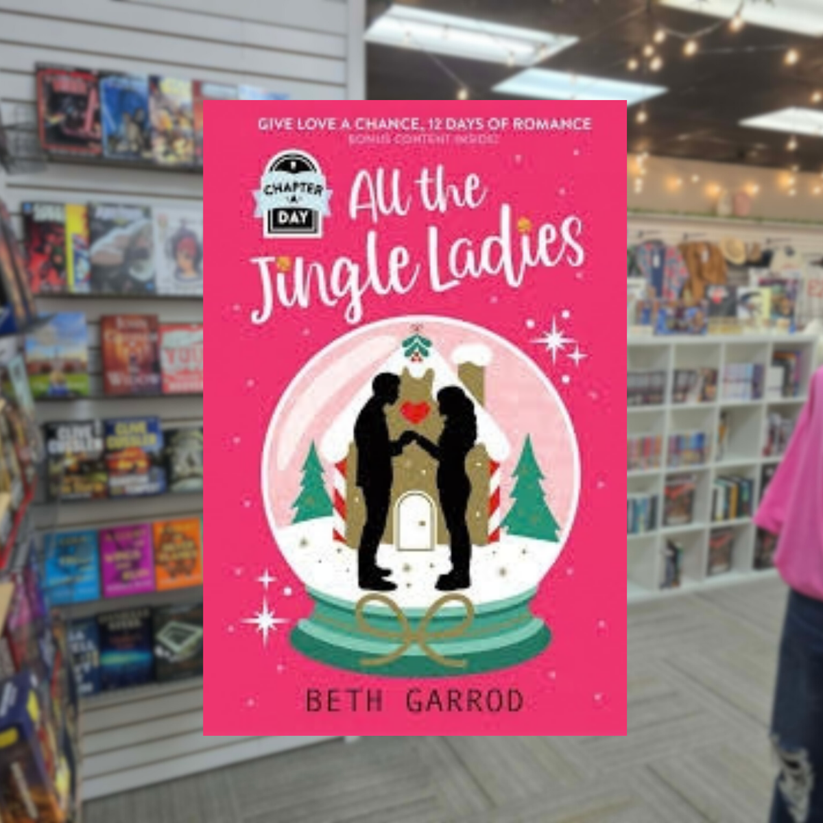 All the Jingle Ladies by Beth Garrod Christmas advent romance paperback book cover