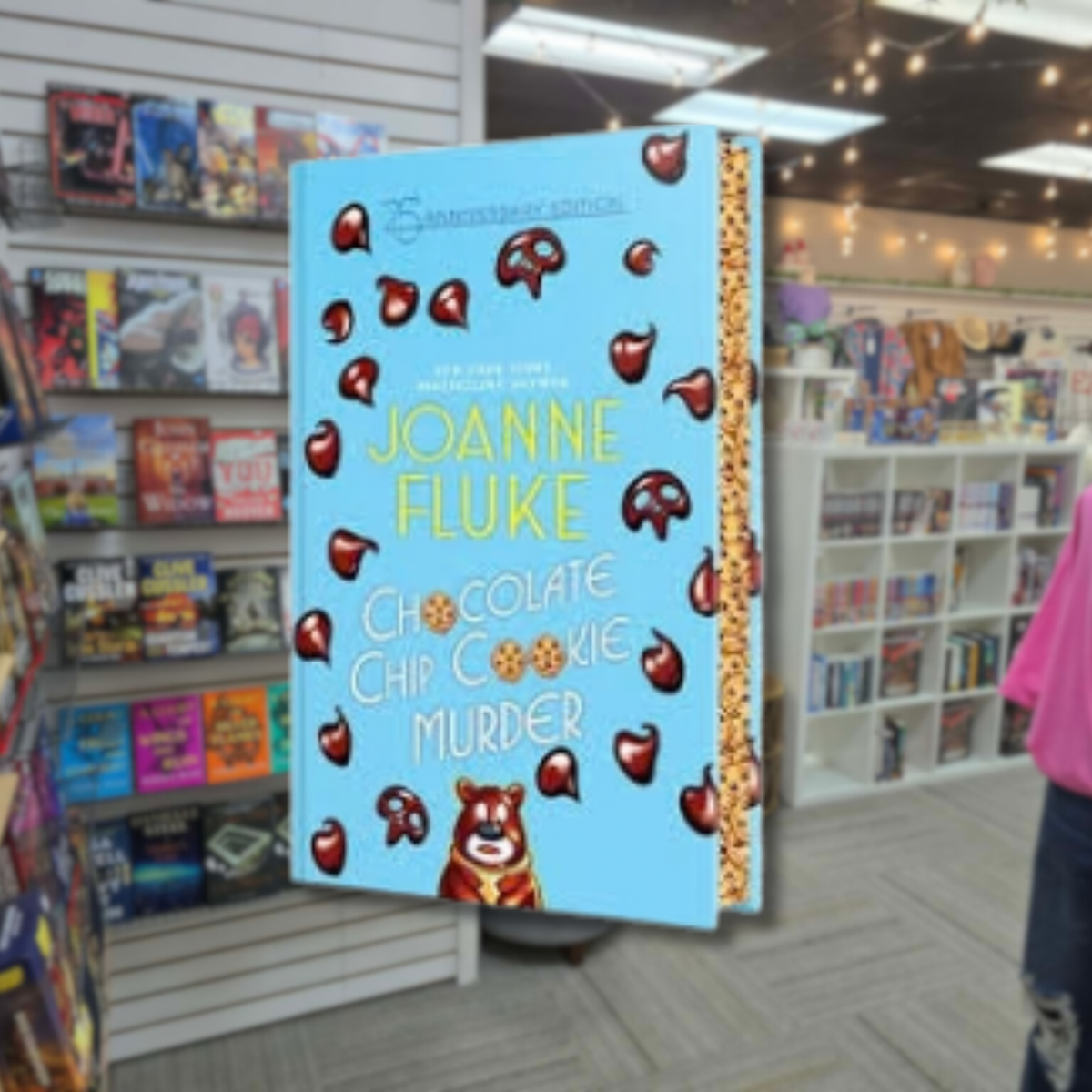 Chocolate Chip Cookie Murder by Joanne Fluke Deluxe Collector's Edition hardcover with stenciled edges