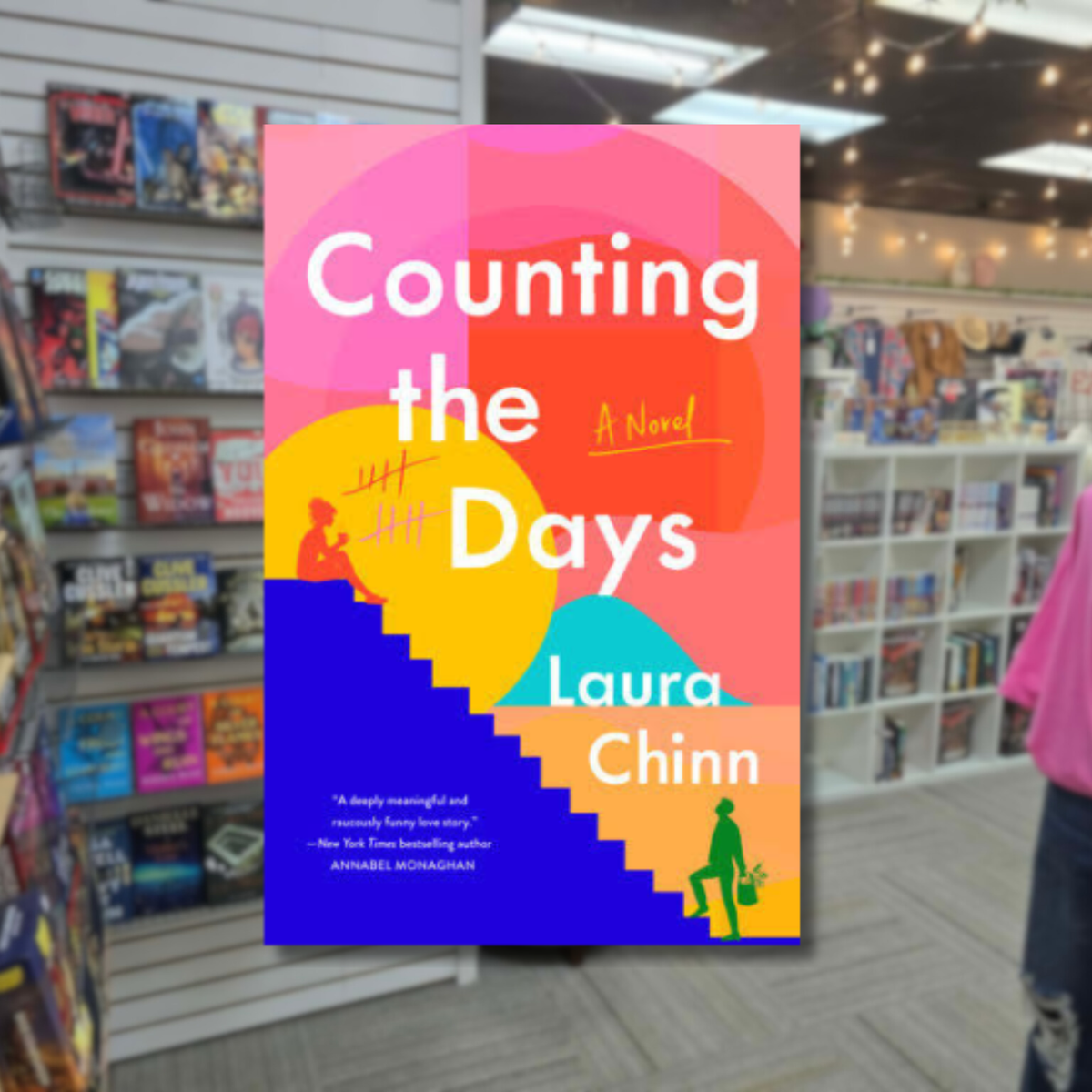 Counting the Days by Laura Chinn paperback contemporary romance book cover