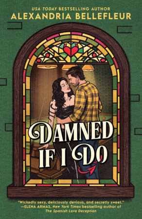 Damned If I Do by Alexandria Bellefleur paranormal romance paperback book cover