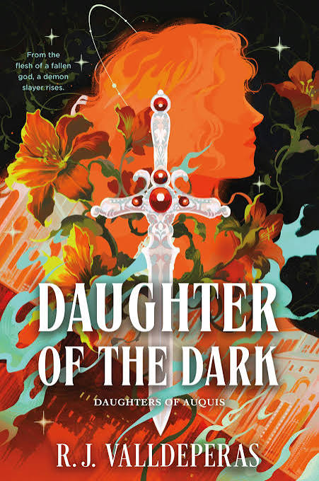 Daughter of the Dark by R.J. Valldeperas deluxe hardcover romantasy book cover