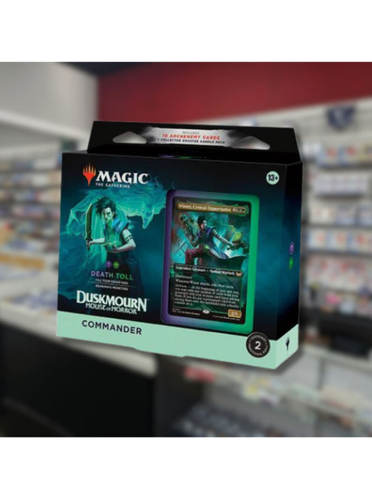 Magic: The Gathering Duskmourn House of Horror Death Toll Commander Deck