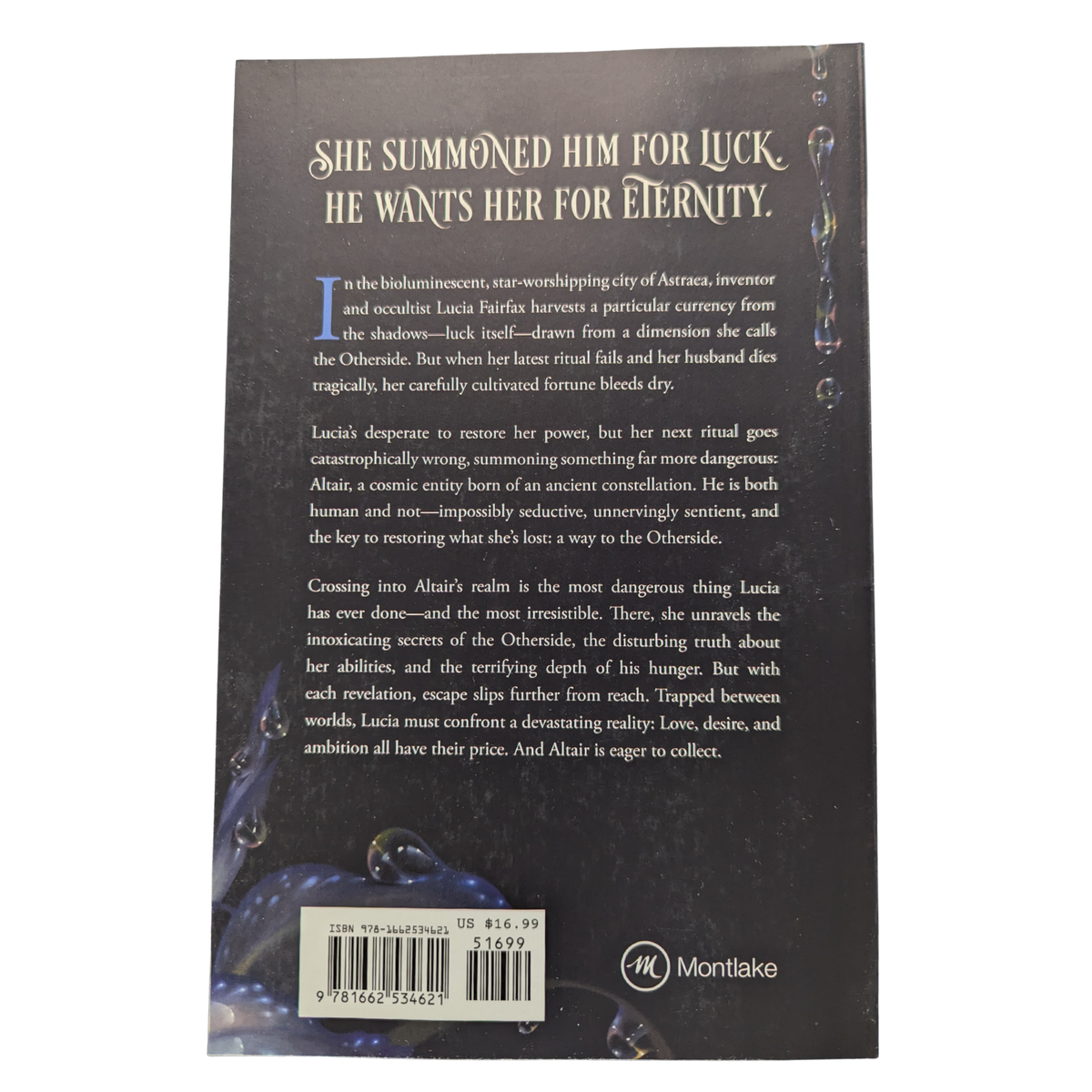 Florescentia by I.V. Ophelia paperback dark romantasy book cover