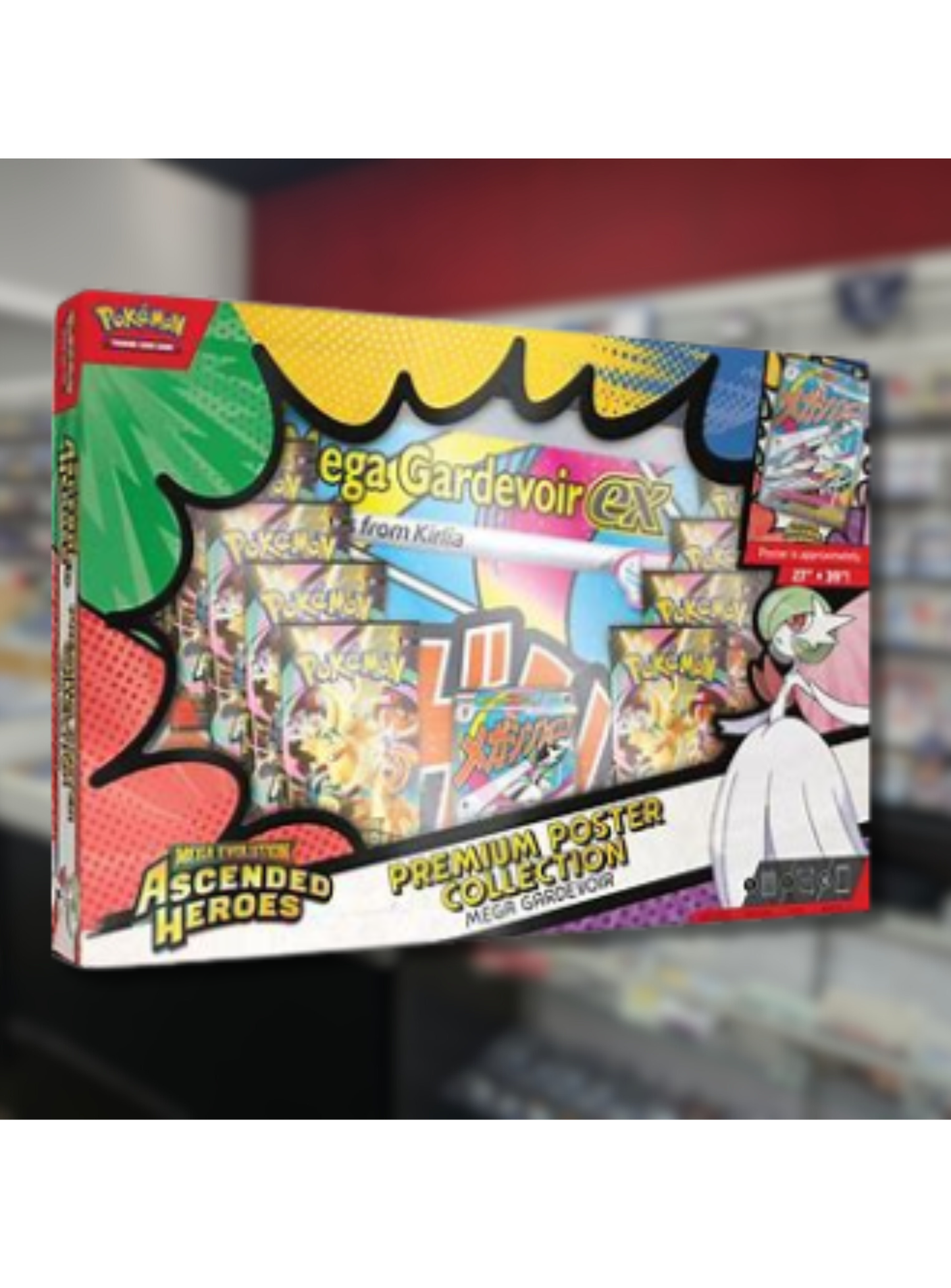 Pokémon Mega Evolution Ascended Heroes Premium Poster Collection Mega Gardevoi
