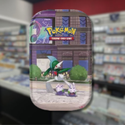 Pokémon TCG Lumiose City Mini Tin – Gallade & Goomy | 2 Booster Packs & Collectible Tin
