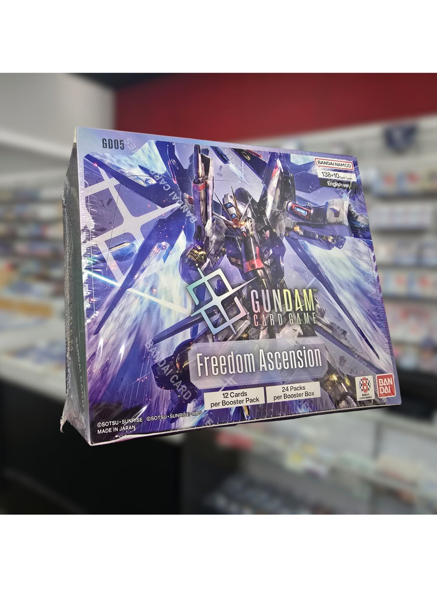Gundam Card Game Freedom Ascension GD05 Booster Box – English