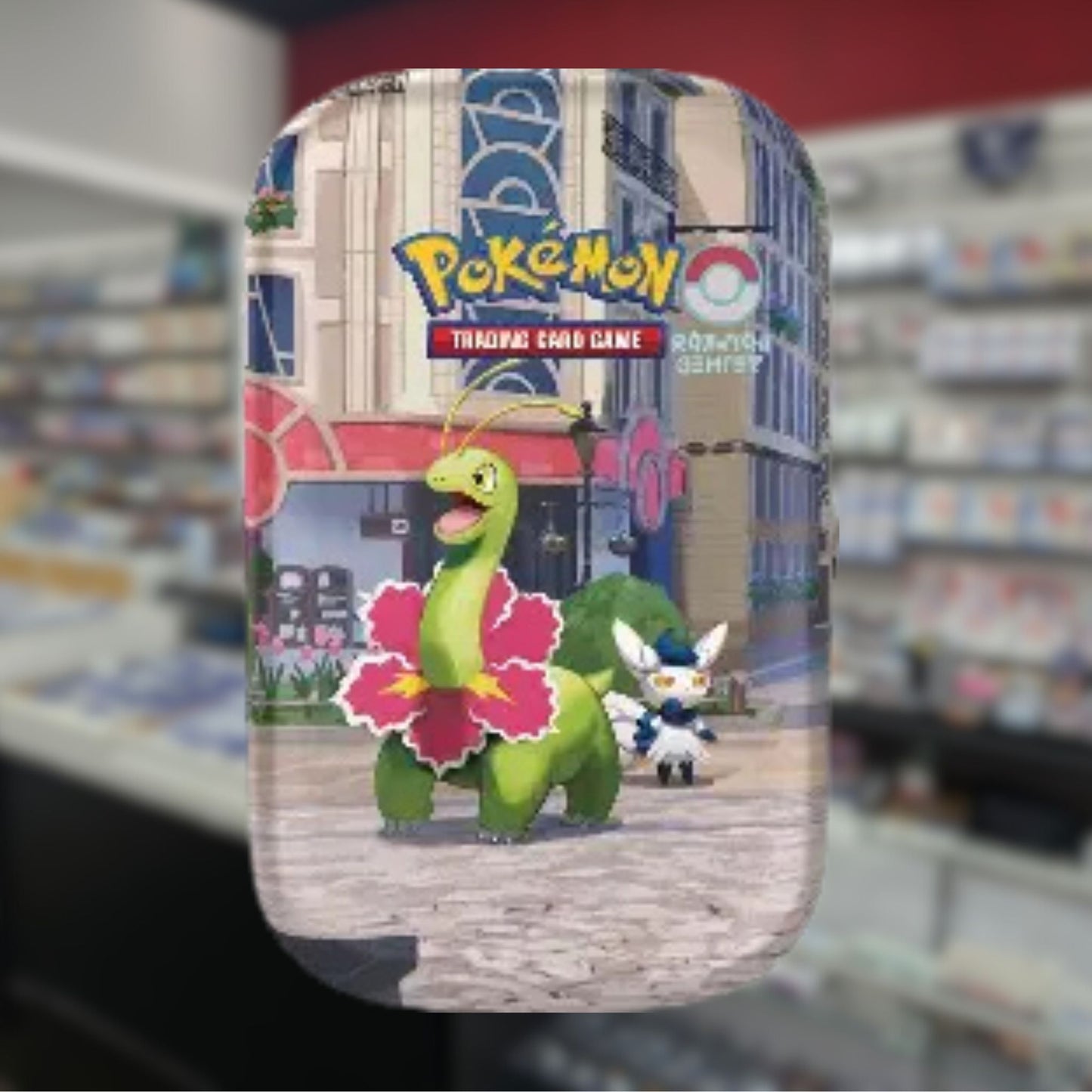 Pokémon Meganium & Meowstic Mini Tin | Pokémon TCG Collectible Tin