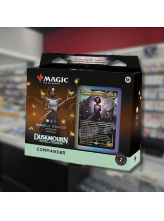 Magic: The Gathering Duskmourn House of Horror Miracle Worker Commander Deck
