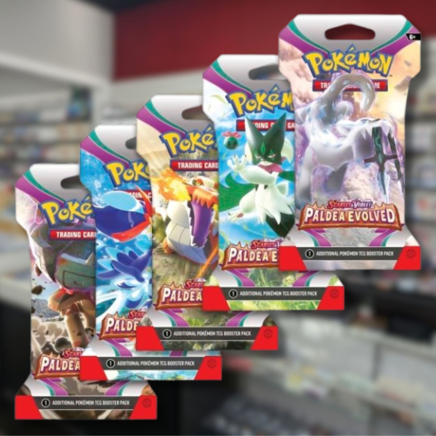 Pokemon Paldea Evolved Sleeved Booster Pack