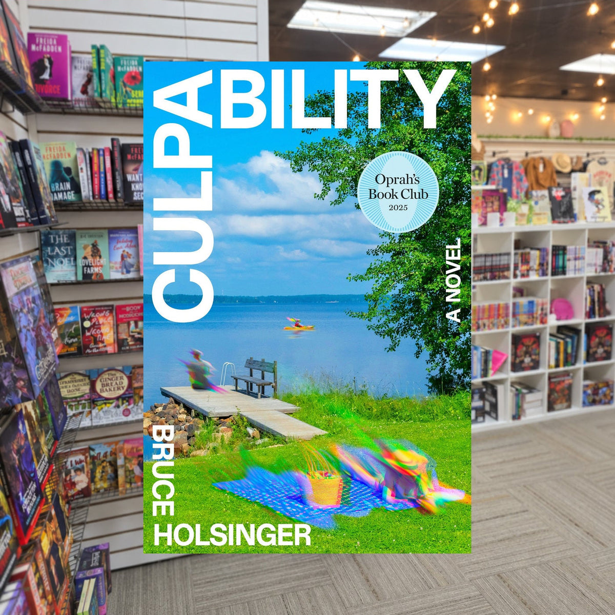 Cuplability by Bruce Holsinger — actual cover on The Perk bookstore background