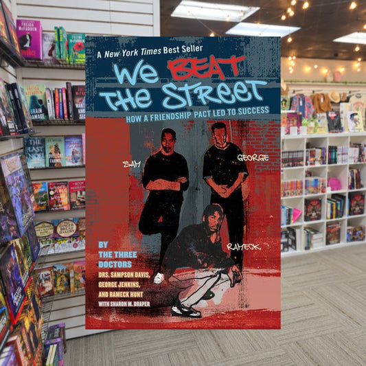 We Beat the Street by Sampson Davis — actual cover on The Perk bookstore background