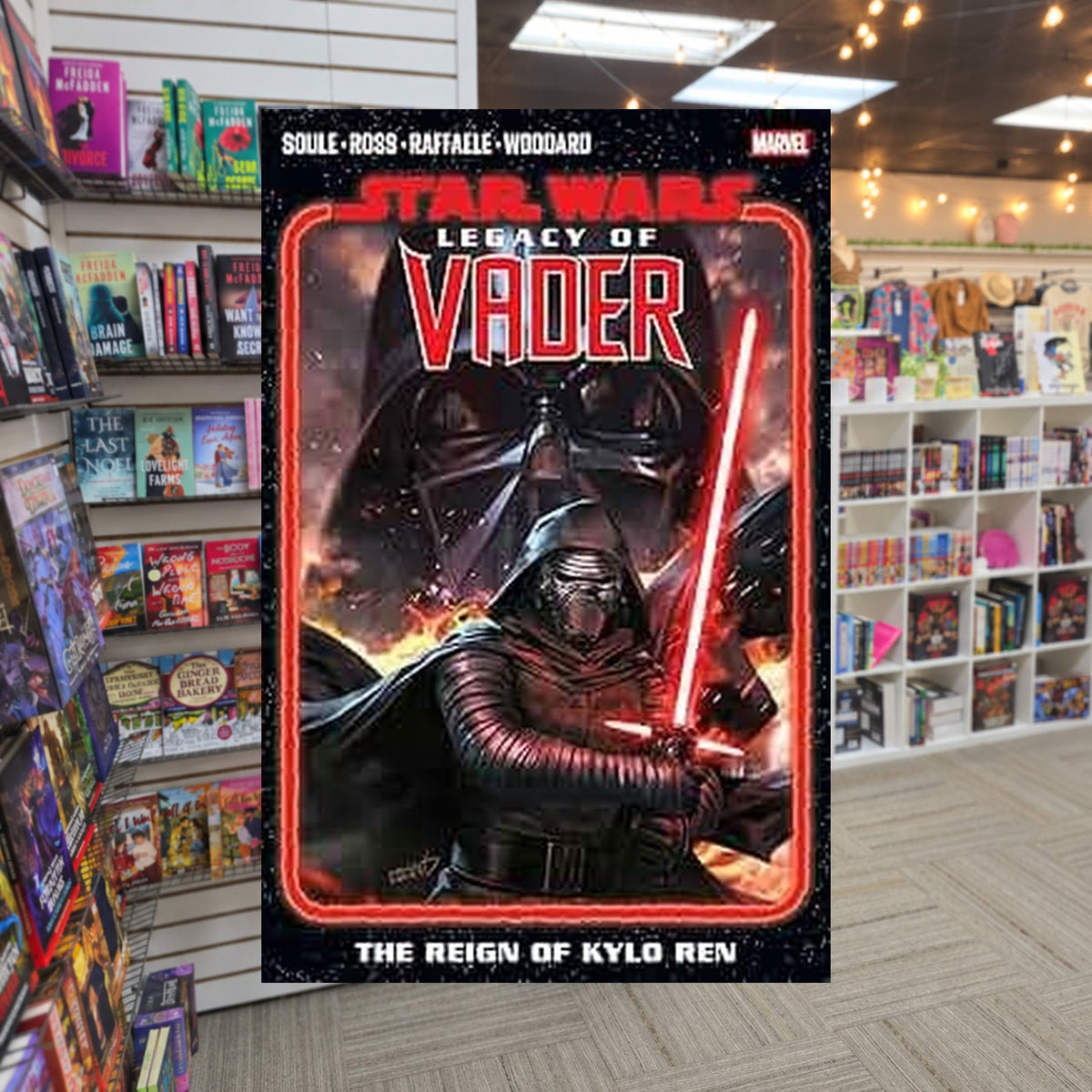 Star Wars: Legacy of Vader Vol. 1 — actual cover on The Perk bookstore background