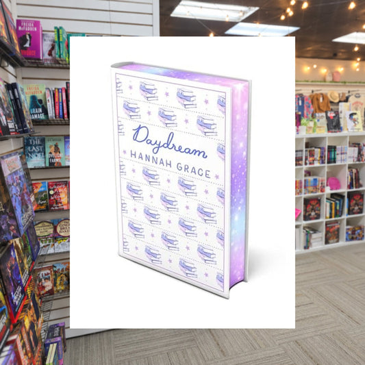 Daydream by Hannah Grace — actual cover on The Perk bookstore background