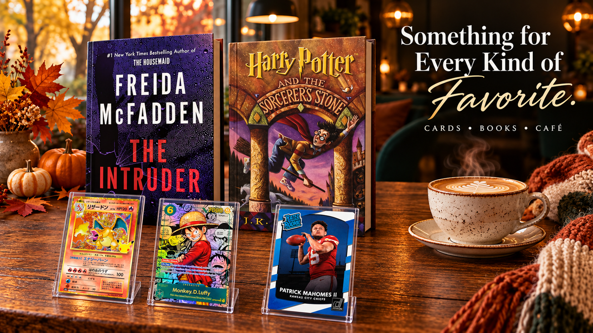 The Perk cards, books and café