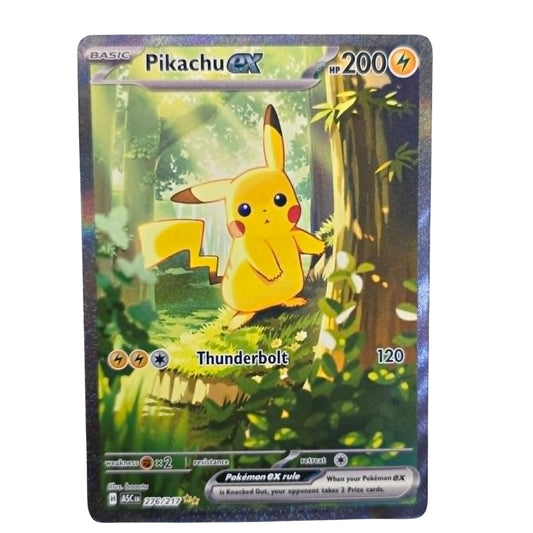 Pikachu ex 276/217 Special Illustration Rare – Full Art Pokémon Card – Near Mint