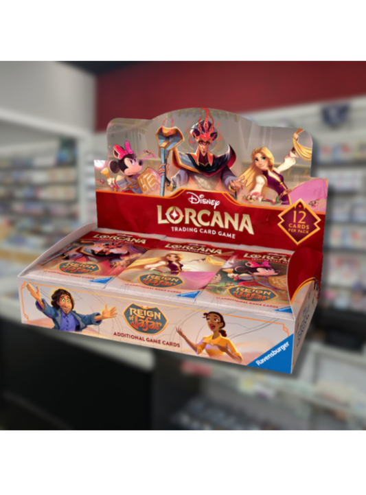 lorcana booster box sealed Disney TCG: Rise of the Floodborn Case (4 B TBC Games these Disney Lorcana boosters make an excellent gift Disney Lorcana - The First