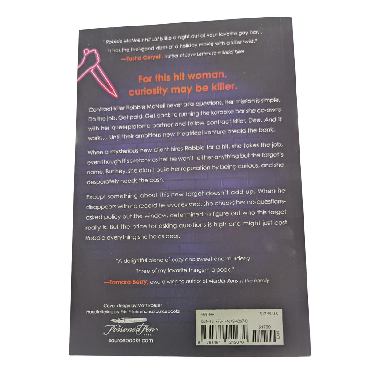 Robbie McNeil's Hit List by Brianna Heath paperback mystery book cover