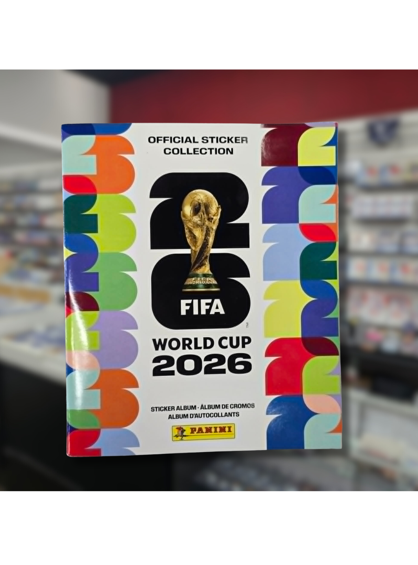 2026 FIFA World Cup Panini Sticker Album + 8 Sticker Packs | Official Collection