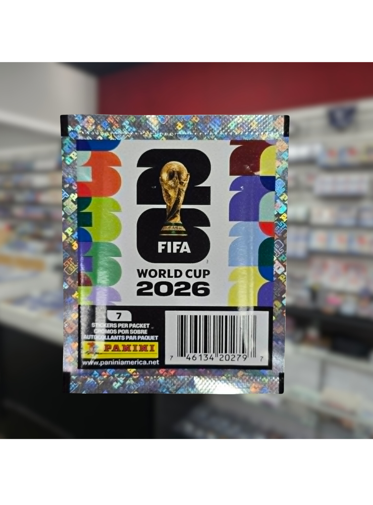 2026 FIFA World Cup Panini Sticker Album + 8 Sticker Packs | Official Collection