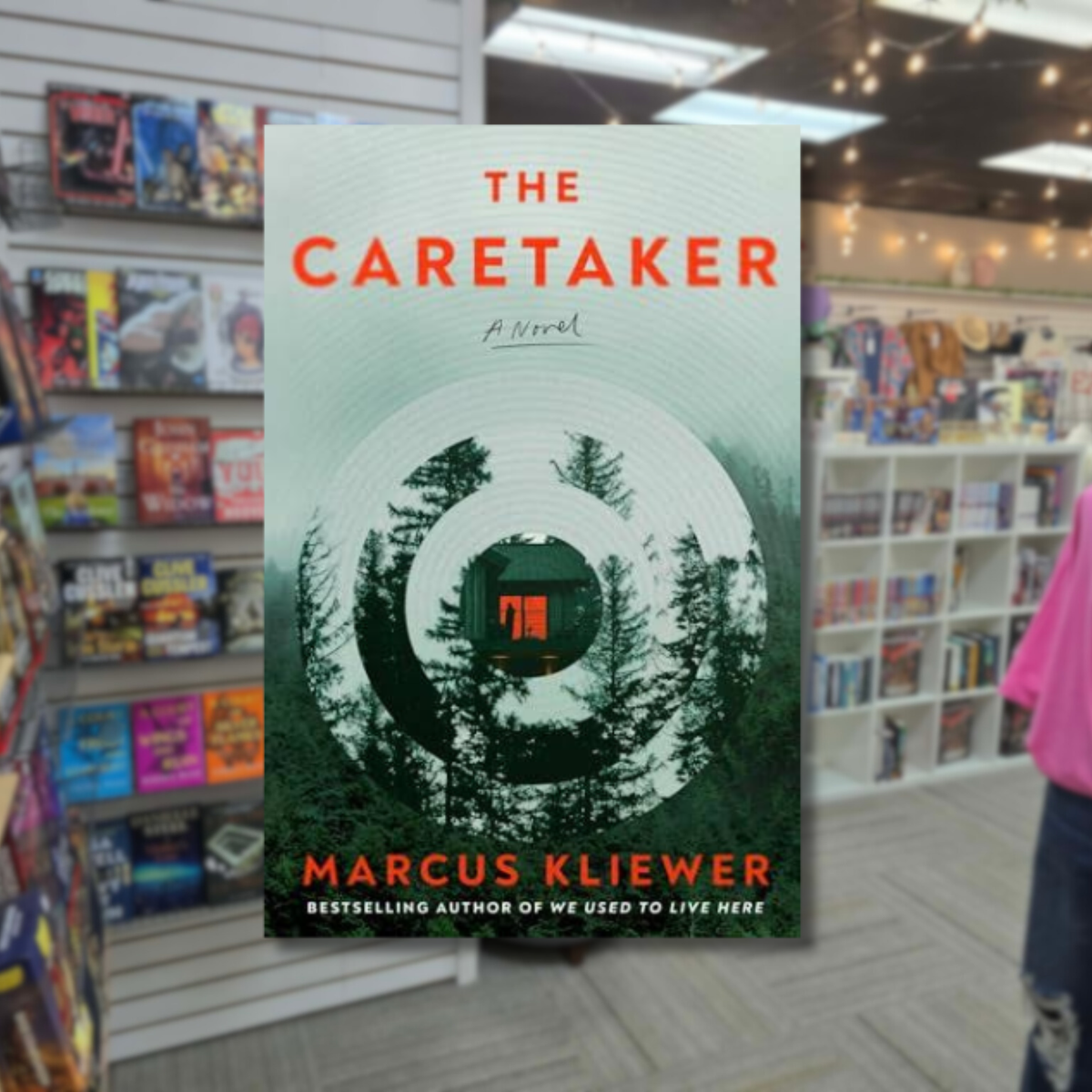 The Caretaker by Marcus Kliewer hardcover supernatural horror book cover