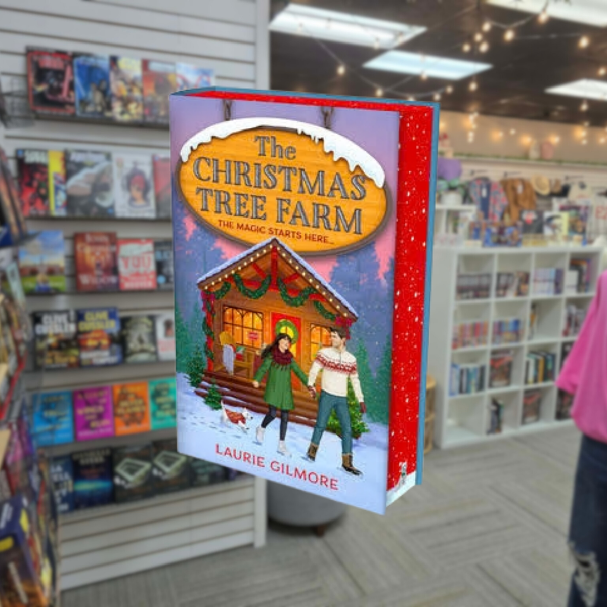 The Christmas Tree Farm by Laurie Gilmore deluxe hardcover Dream Harbor Christmas romance