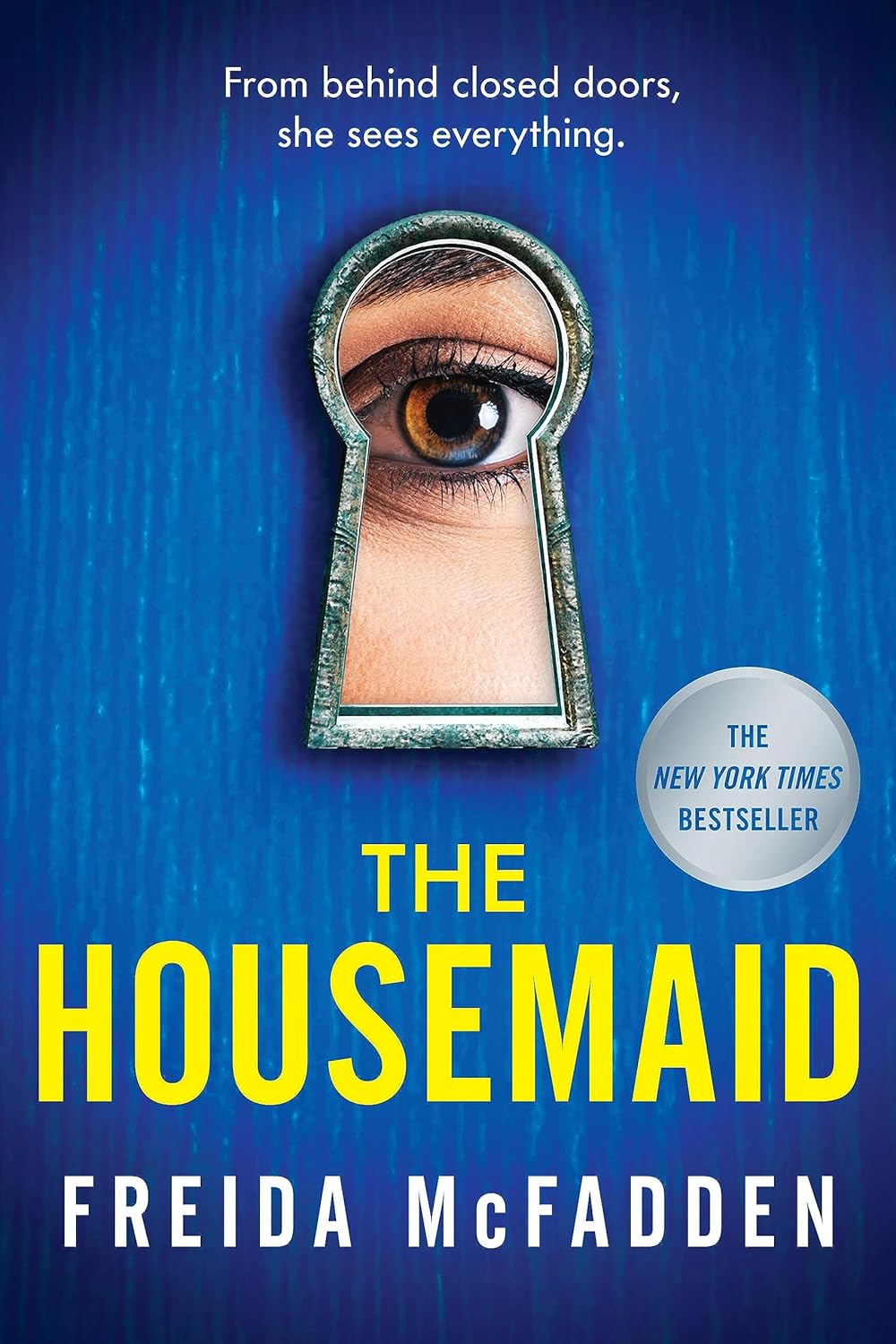 The Housemaid by Freida McFadden paperback psychological thriller book cover