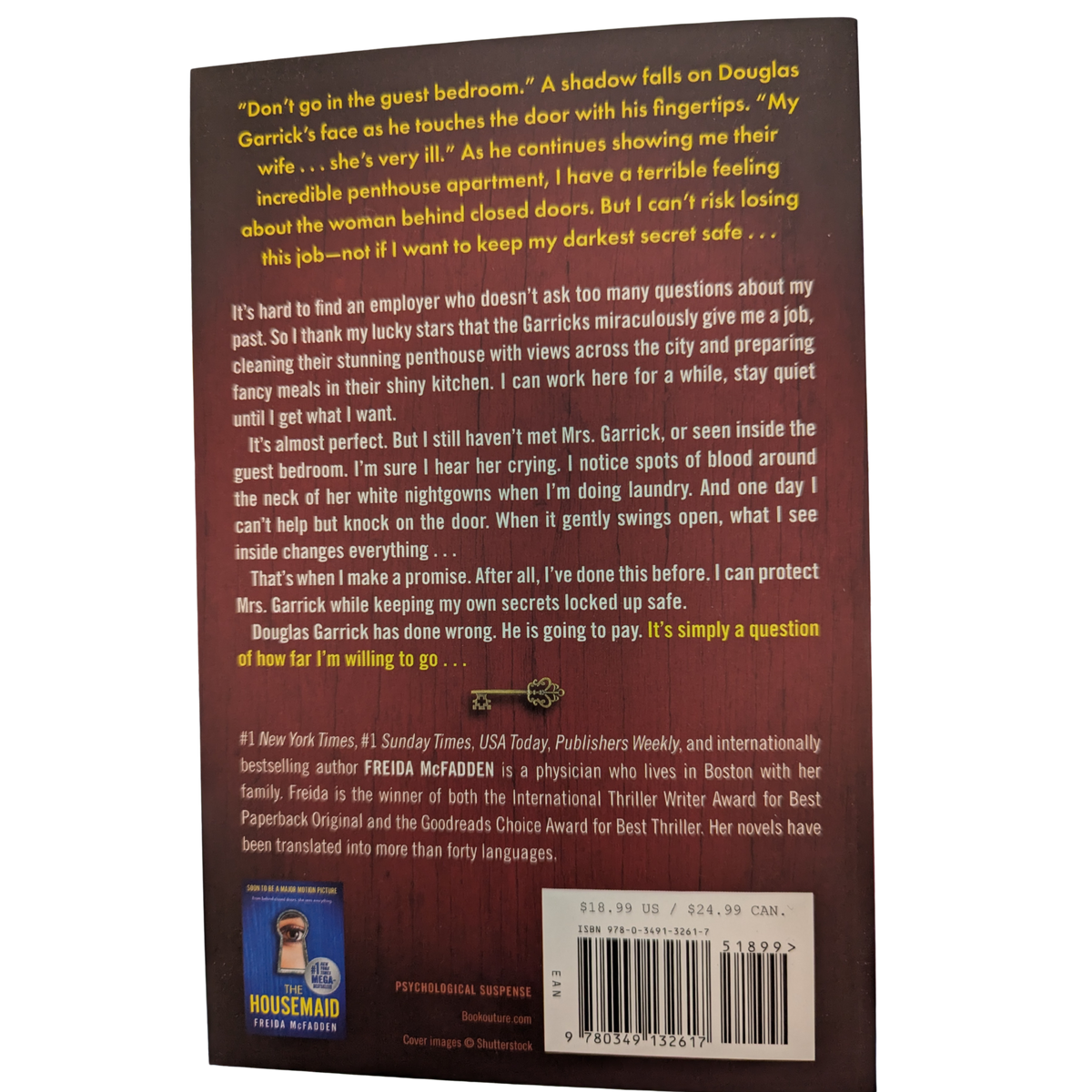 The Housemaid's Secret by Freida McFadden paperback psychological thriller Book 2