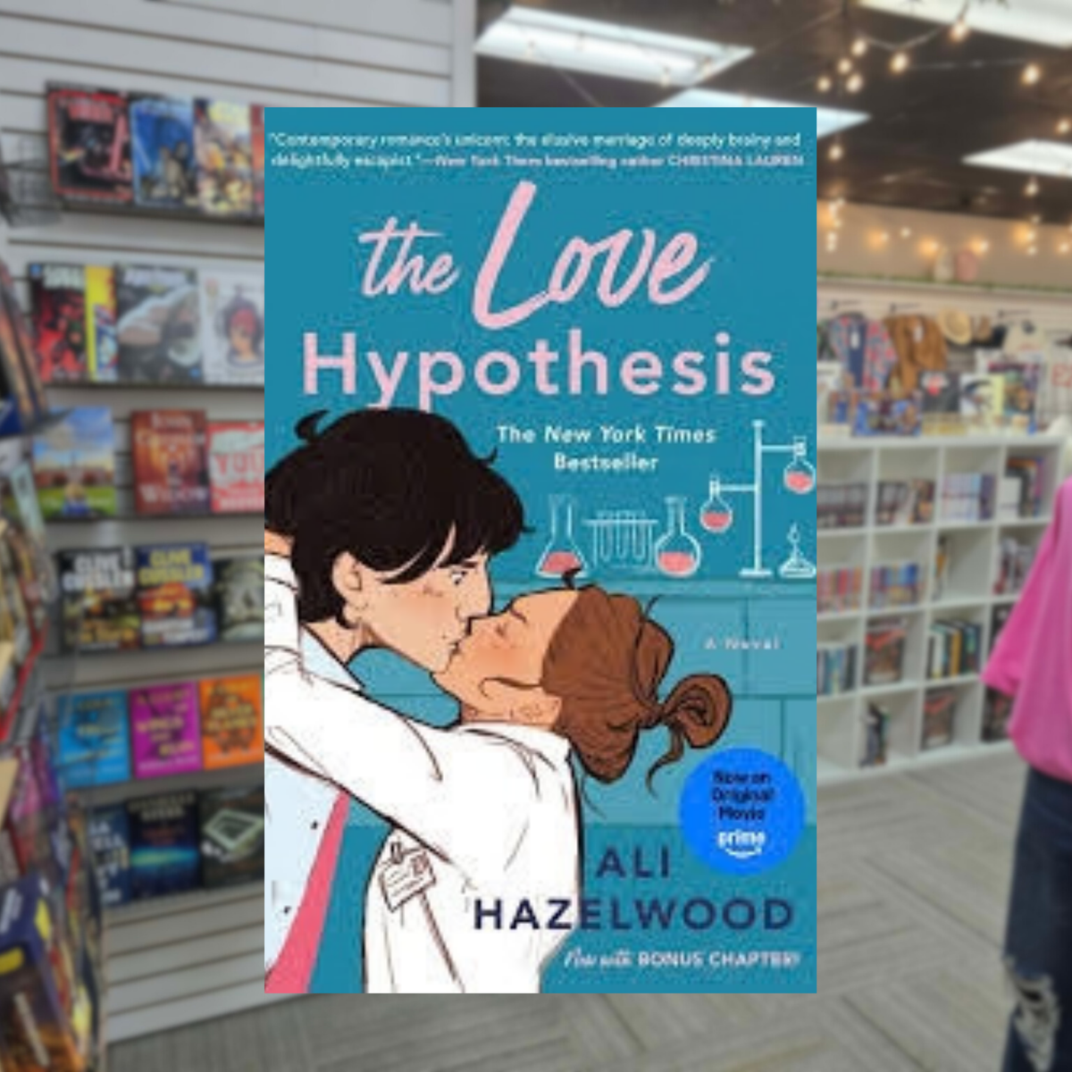 The Love Hypothesis by Ali Hazelwood paperback bestselling STEM romance book cover